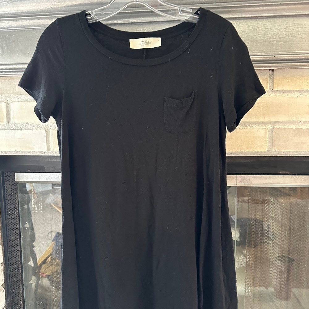 EUC- Mauro Grifoni made in Italy Viscose/Wool T- black
